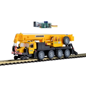 Kibri 10558 - Dźwig dwudrogowy Liebherr LTM 1050-4 z oświetleniem Led - H0